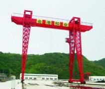 浙江金港船廠MEC型2×75/150t造船門式起重機